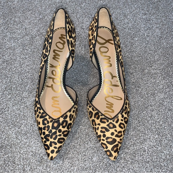 Sam Edelman Jaina Leopard Print Heels Size 8.5 - Picture 2 of 10